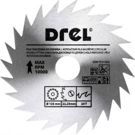 Disc circular 125 mm 24t, drel