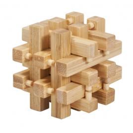 Joc logic iq din lemn bambus in cutie metalica - 2