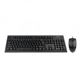 Kit tastatura + mouse a4tech krs-8372-usb, usb, negru