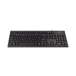 Tastatura usb a4tech comfort round black (kr-85-usb), wired cu 104 taste cu