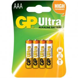 Baterie gp batteries, ultra alcalina aaa (lr03) 1.5v alcalina, blister 4 buc.