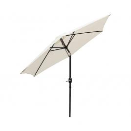 Umbrela de protectie solara pentru gradina, diametru de 2.7 m, crem, Vivo, PU27