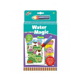 Carte de colorat la ferma - water magic