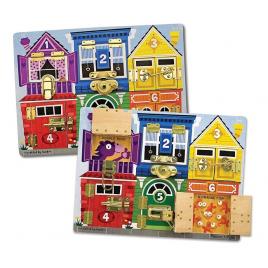 Joc pentru dezvoltarea abilitatilor melissa and doug - incuie si descuie