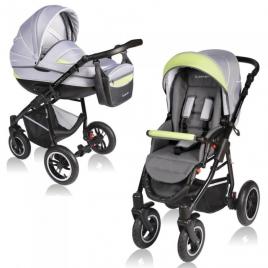 Carucior vessanti crooner 2 in 1 - green/gray