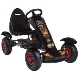 Kart cu pedale f618 air negru kidscare