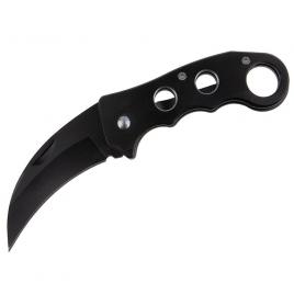 Briceag de vanatoare ideallstore®, liberty claw, karambit extensibil, 14.5 cm, negru