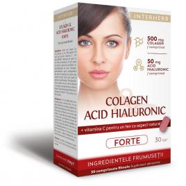 Colagen & acid hialuronic forte 30cpr - formula de frumusețe