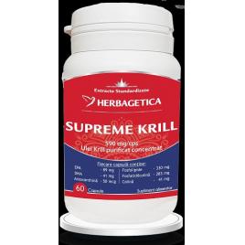 Krill oil supreme omega 3 60cps herbagetica