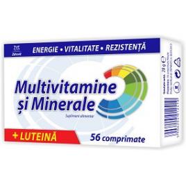 Multivitamine + minerale + luteină 56 comprimate