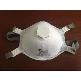 Masca de protectie tip ffp3, cu valva, model kp39211, alba / 1 buc