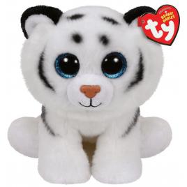 Plus ty 15cm beanie babies tundra tigru alb