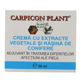 Crema carpicon plant cu extracte vegetale & rasina conifere 50ml elzin plant