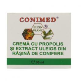 Crema conimed cu propolis si rasina de conifere 50ml elzin plant