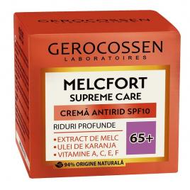Melcfort supreme crema antirid 65+ spf10 50ml