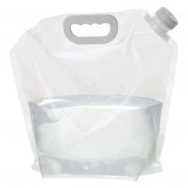 Canistra 10l reutilizabila, pliabila, etansa, transparenta, pentru apa potabila