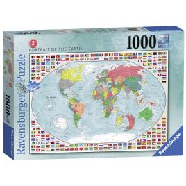 Puzzle harta lumii 2 1000 piese