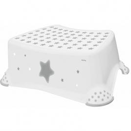 Inaltator de baie antiderapant, tomek, cu baza antialunecare, 40.5 x 28.5 x 14 cm, keeeper, stars cosmic white