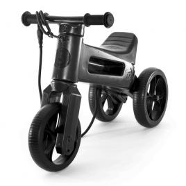 Bicicleta fara pedale funny wheels rider supersport 2 in 1 all-black limited