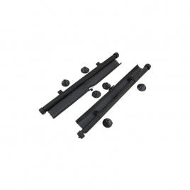 Parasolar retractabil pentru geamuri auto, negru, set 2 buc