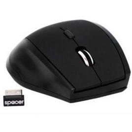 Mouse wireless spacer 2.4ghz, 6d, cauciucat, scroll metalic