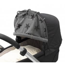 Parasolar pentru cos auto si carucior dooky universal cover grey stars