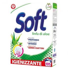 Detergent praf pentru rufe soft aloe vera 5,25 kg, 105 utilizari