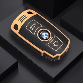 Husa de protectie premium pentru cheie auto, Elegance Luxury Cover Key, compatibila cu BMW E60 E61 E70 E81 E87 E90 E91 E92 X1 X5 X3 1 3 5 6 Z4
