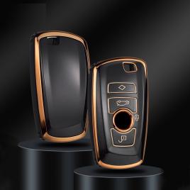 Husa de protectie premium pentru cheie auto, Elegance Luxury Cover Key, compatibila cu BMW X1, X3, X4, I3, M3, M4, M5, M6, Seria 3, 5, 6, 7