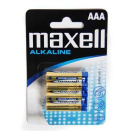 Baterie alcalina maxell r03 aaa blister 4 buc