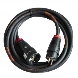 Cordon Prelungitor  2 m cablu cauciucat Titanex 3x1,5mm