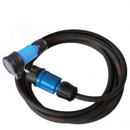 Cordon Prelungitor 1 m cablu Titanex 3x2,5mm  stecher/cupla schuko Bals