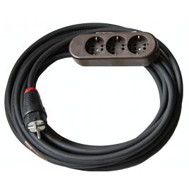 Multipriza cu 3 intrari si cablu Titanex de 2 m 3x1,5mm