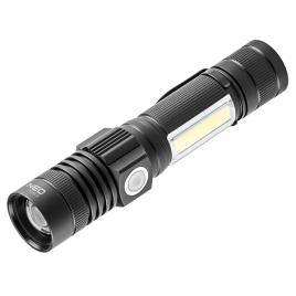 Lanterna led cree t6 + led cob 800 lm usb neo tools 99-033