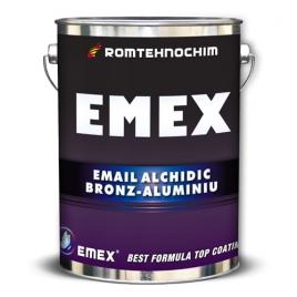 Email alchidic bronz aluminiu “emex” - argintiu bid. 4 kg