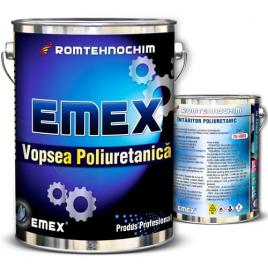 Pachet email poliuretanic “emex” - albastru - bid. 20 kg + intaritor - bid. 4 kg