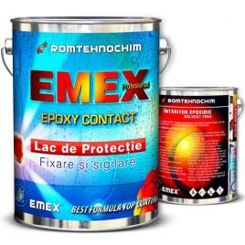 Pachet lac epoxidic solvent-free “emex epoxy contact” - bid. 4 kg + intaritor - bid. 2 kg