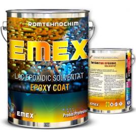 Pachet lac epoxidic solventat “emex epoxy coat” - bid. 16 kg + intaritor - bid. 4.80 kg