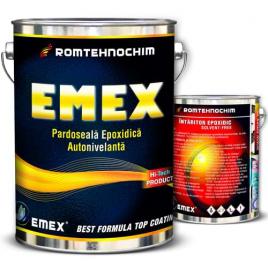 Pachet pardoseala epoxidica autonivelanta “emex” - galben - bid. 20 kg + intaritor - bid. 4 kg