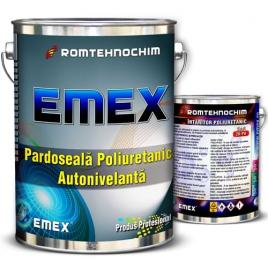 Pachet pardoseala poliuretanica autonivelanta “emex” - alb - bid. 20 kg + intaritor - bid. 7.6 kg