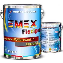 Pachet vopsea poliuretanica “emex flexipol” - rosu - bid. 20 kg + intaritor - bid. 5 kg