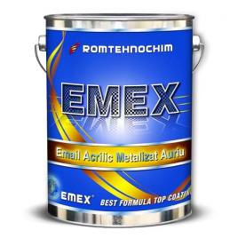 Vopsea metalizata acrilica “emex” - argintiu - bid. 4 kg