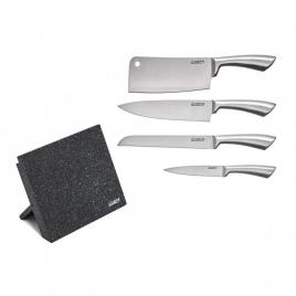 Set cutite de bucatarie, 5 piese,silver