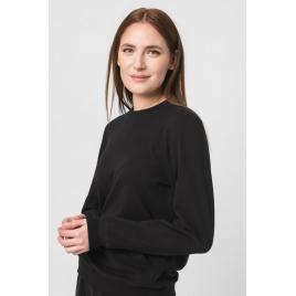 Bluza coton casual femei black-l