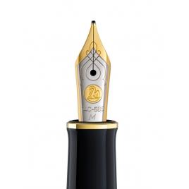 Penita m din aur de 14k/585 ornament din rodiu pentru stilou m400 bicolora