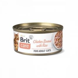Hrana umeda cu fileuri de pastrav si cod pentru pisici brit care fillets in jelly pouch trout & cod 85 g brit