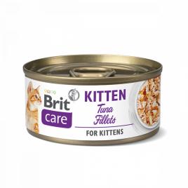 Hrana umeda cu ton pentru pisici brit care tuna fillets 70 g brit