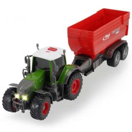 Tractor dickie toys fendt 939 vario cu remorca 41 cm