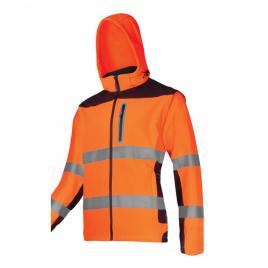 Jacheta reflectorizanta elastica / portocaliu - xl