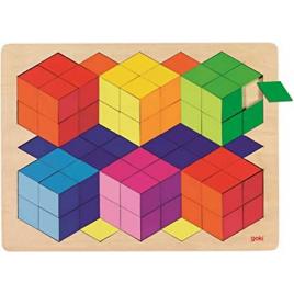 Puzzle lemn efecte 3d 86 piese